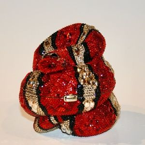 JUDITH LEIBER KingSnake Year of the Snake Clutch Bag